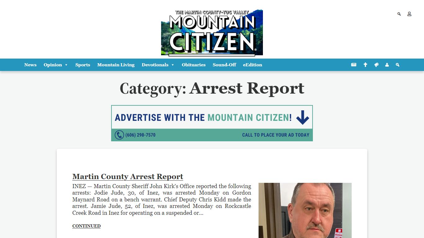 Arrest Report Archives - The Mountain Citizen